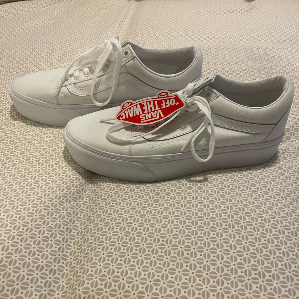NWT White Vans